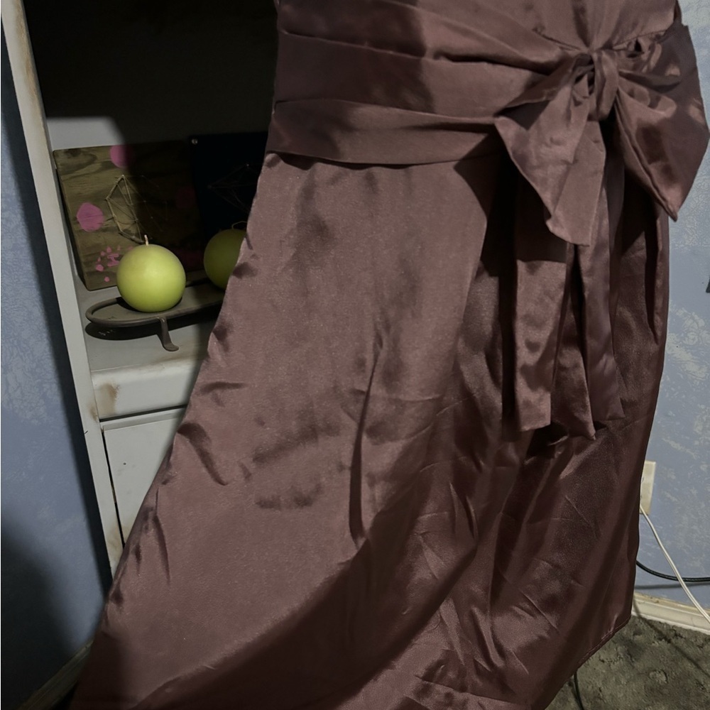⭐️Host Pick⭐️Mexx brown midi dress bow NWT - Picture 3 of 10